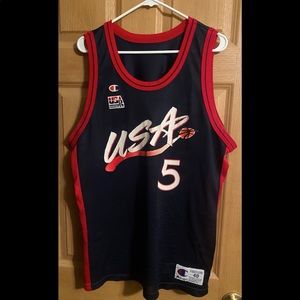 Champion USA Grant Hill Jersey
